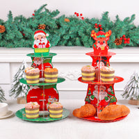 Halloween Pumpkin Multi-layer Cake Stand 3D Paper Tray