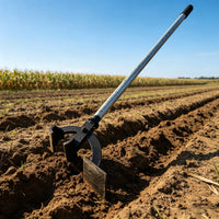Weed Root Remover with Light Gray Tubular Shaft Long Handle Extracteur for Agricultural Garden Field