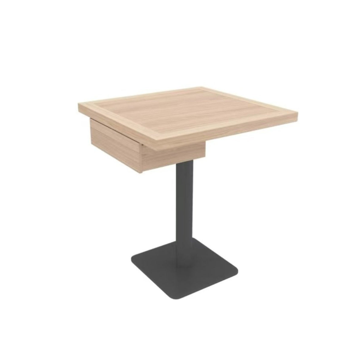Restaurant Table with Chairs and Drawer sturdyDuty Frame business-grade Furnishing Modern utilitarian Design Padded Seats