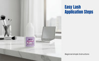 Waterproof Eyelash Extension Glue, Gentle Fast-Drying Styling Tool Set