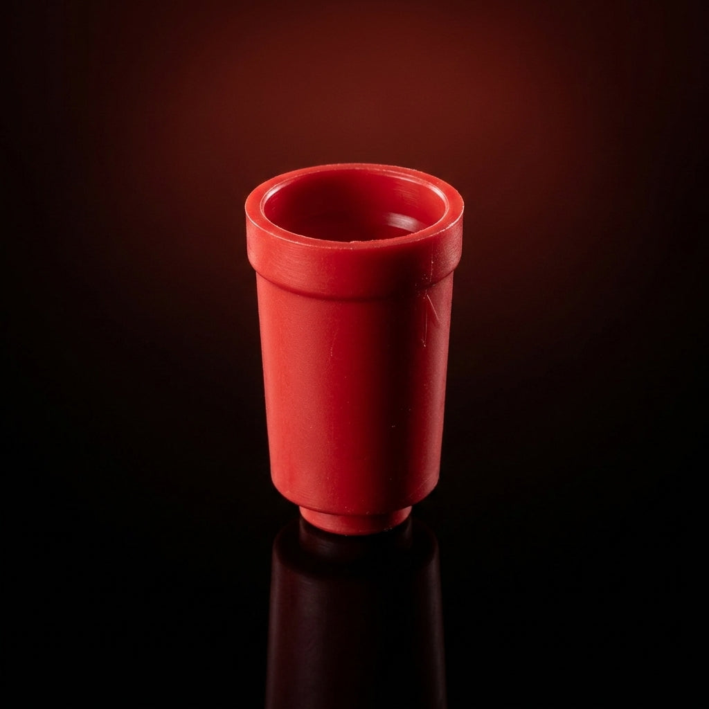 Candle Lamp E12 Lamp Holder for DIY Lighting, Single Red Candelabra Base Fixture Part, Flame Retardant Home Decor, Heat Insulation