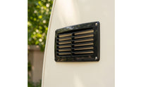 Rectangular Ventilation Louver Cover Slatted ABS Vent Cover with Screws Surface-Mount Slim for Yacht