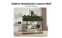 Space Saving Planter Partition Rack Large Storage Capacity Multi-Tier Plant Rack Strong Load-Bearing Room Divider Sturdy Construction for Interior Designers, Business Owners, Cafe, Restaurant, Office, Balcony