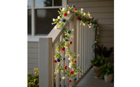 Independence Day Decorative Garland Reusable Patriotic Flower Garland House Decoration for Party, Tabletop