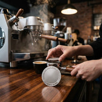 Portafilter Contact Screen Improves Extraction Espresso Puck Screen Coffee Puck Strainer Plate Reusable for Home Cafe