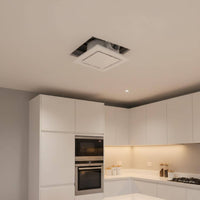 Easy to Install Ducted Ceiling Exhaust Fan Strong Air Circulation Ceiling Exhaust Fan Quiet Operation for Kitchen