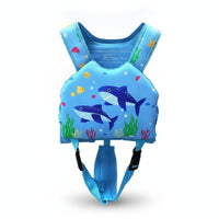 Crotch Strap Swim Flotation Vest Buckle Closures for Swimming, Water Play