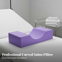 Professional Grade Eyelash Extension Pillow Removable and Washable Cover U-Shaped Lash Pillow Pressure Relief for Tattoo Artists, Spa, Home