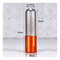 Textured Abrasive Round-Corner Grinding Bit Chamfer Angle Grinder Bit with M10 Interface Professional Tool Accessory Solid for Granite