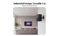 Thickened Material KTV Speaker Wall Bracket All Metal Construction Telescopic Arm Speaker Mount 360-Degree Rotation Audio Equipment Accessory for Home Theater Enthusiasts, Bar, Conference Room, Stage