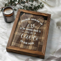 Clothing Display Black-Framed Insert Board KeepsakeRectangular Room Decoration