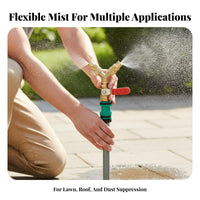 Adjustable Brass Mist Nozzle Easy Installation Adjustable Brass Spray Nozzle Low Maintenance for Rooftop Cooling