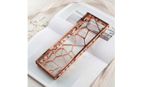 Keyboard Case with Light-Diffusing Plate Hollow Lattice Aluminum Keyboard Case for Desk Setup