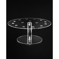 Acrylic 16-Hole Round Push-Pop Display Stand