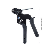 Stainless Steel Cable Tie Tool Easy to Use Cable Tie Tightening Pliers single-Hand for Wire Management, Electrical Work