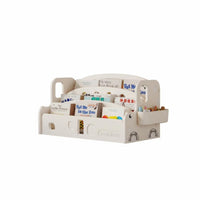 Themed Floor Organizer Rounded Edges Car-Shaped Book Organizer Tiered