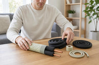 Air Conditioner Copper Pipe Insulation Sleeve with Adhesive Tape for Gree Midea Chigo Haier