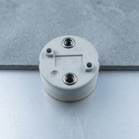 Bulb Holder for GU10 Lamp Holder Connections, Heat Resistant Ceramic Base for DIY Lighting, Single Unit Light Base with Side Plug, Home Lighting