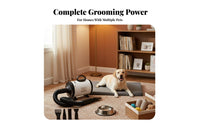 Smart Temperature Control Dog Grooming Blower Low Noise High Velocity Pet Dryer Quick Dry Dog Hair Force Dryer Variable Speed for Cat Owners, Professional Groomers
