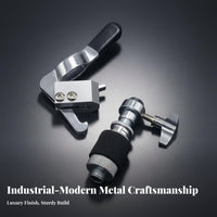 Single-Press Operation Hi-Hat Drop Clutch Effortless Adjustments Quick Release Hi-Hat Clutch Long-Lasting Metal Construction