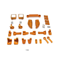 1/12 Metal RC Parts RC Car Upgrade Kit Compact Accessory for Hobbyists