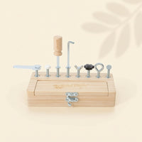 Educational Screwdriver Board Preschool Wooden Screw Block Screwdriver Toy for Preschoolers, Kids, Classroom, Home