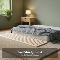 Wooden Bed Slats sturdy Wood Wooden Slat Frame Knot Mattress Support for Homeowners, DIY aficionados, Bedroom, Dormitory, Dorm Room