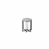 Floor-Standing Flower Pot Table Minimalist Design Hexagonal Pedestal Table Modern Aesthetic Plant Stand Heavy Duty for Homeowners, Interior Designers, Balcony, Living Room, Entryway, Hallway