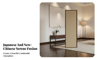 New Chinese Design Folding Panel Screen Wabi-Sabi Aesthetic 4-Panel Folding Screen Solid Wood Frame Room Divider Woven Rattan Option for Apartment Dwellers, Interior Designers, Business Owners, Hotel, Bedroom, Restaurant, Classroom