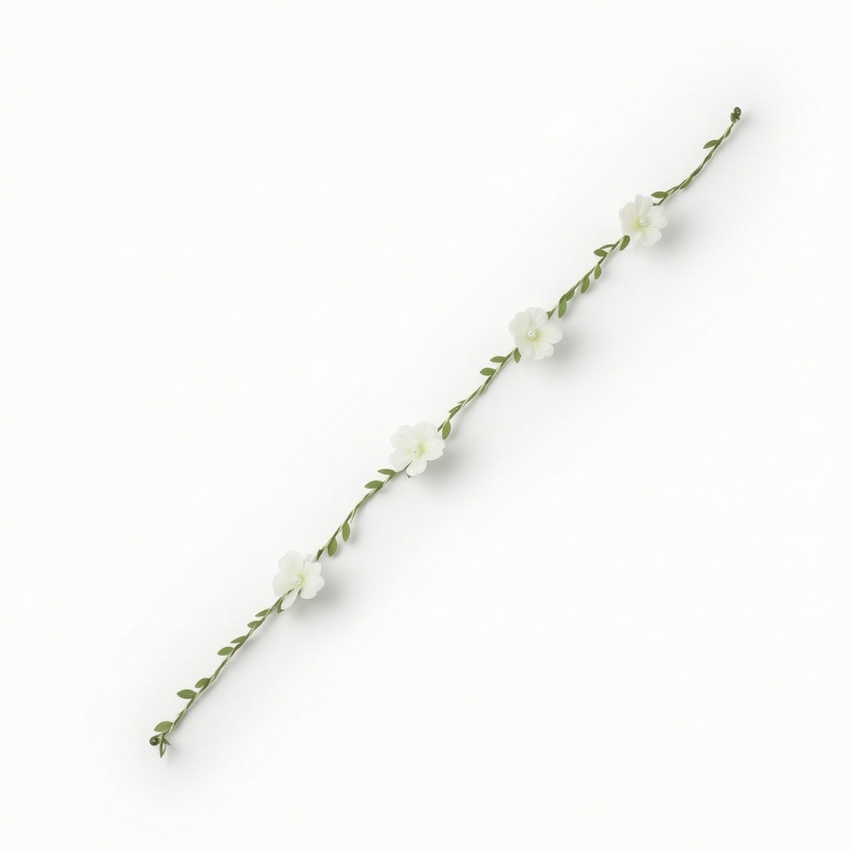 Delicate Vine Bracelet with Flowers Dainty Floral Bracelet Elegant Flower Wristlet Comfortable for Costume Styling, Stage Performances