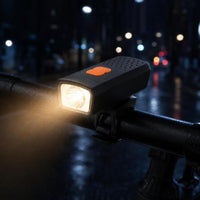 Cycle Front Light Wide Ray Bike Headlight Easy to Install for Night Riding