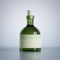 Soft Drinks Chiller with Food Grade Silicone Ice Ball Tray for Home Bar, Easy Release Two-Piece Bottle Style Ice Trays