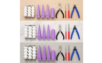 AllAll-in-1 Jewelry Making Tool Kit Stepped Wire Wrapping Kit with Pliers Precision Wire Looping Tool Set Multi-Function for Crafters, Beginners, Crafting