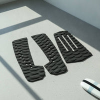 Three-Piece Surfboard Traction Pad Non-Slip Surfboard Tail Pad Grippy Lightweight for Paddleboarders