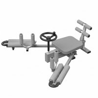 Split Stretching Machine Adjustable 240-Degree Leg Stretcher Support Rollers Split Machine