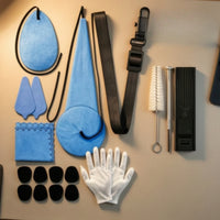 Saxophone Cleaning Kit Absorbent Saxophone Care Kit Zippered for Instrumentalists, Students, Travel, Rehearsals