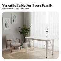 Folding Desk Compact Design Foldable Study Desk Installation Foldable Computer Table for Apartment Dwellers, Teenagers, Dorm Room, Bedroom