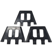 3 Pieces Surfboard Fin Alignment Plate Surfboard Fin Alignment Plate Angled Water Sports Gear