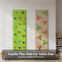 Kids Climbing Wall and Sturdy Kids Climbing Set Multi-Functional Indoor Jungle Gym for Young Children, Parents, Outdoor, Obstacle Course, Kindergarten