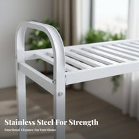 With casters Rolling Multitier Planter Holder Floor-Standing Rolling Multi-Level Plant Stand Indoor & Outdoor Use Flower Pot Rack Space-Saving for Gardeners, Homeowners, Balcony, Living Room, Home Decoration, Patio