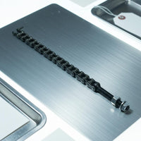 Pallet Jack Handle Chain with Threaded Rod Manual Forklift Handle Chain Assembly Sturdy Mechanical Component for Mechanics, Warehouses