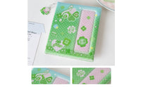 Hardcover Postcard Collection Album Safeguarding Postcard Holder Book Portable Card Holder Book Glossy for Stationery Lovers, Shelf, Desk