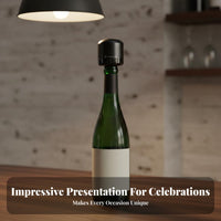 Rotating Bottle Stopper Preserves Freshness Vacuum Vino Stopper Airtight Seal Bar Accessory for Bartenders, Gift Recipients, Restaurants, Kitchen