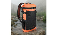 Lightweight Waterproof Backpack Padded Shoulder Straps Kayaking Dry Bag Easy to Use 25L Adventure Rucksack High Visibility for Kayakers