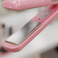 360-Degree Rotating Cord Sonic Hair Repair Straightener Adjustable Cold Flat Iron Clamp Style Sonic Flat Iron Display Window