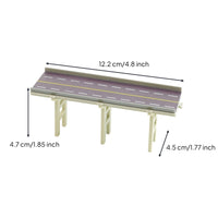 1:300 Scale Miniature Highway Segment Elevated Highway Bridge Model Painted for Architects, Dioramas