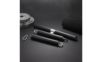Three-Section Pull Bar Cylindrical Grips Rotating Pull Bar Silver Connector