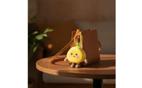 Cute Cartoon Pomelo Pouch Zippered Silicone Mini Pouch Portable Mini Currency Purse Compact for Backpack