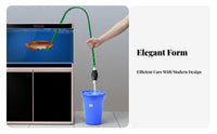 Aquarium Water Changer Kit Odorless Fish Tank Gravel Cleaning Tube Universal Faucet Adapters Manual Aquarium Water Pump