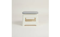 Portable Toilet with Lid Easy to Clean Foldable Stool with Lid Lidded for Travel